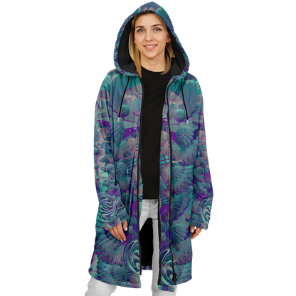 Shroom Flower of Life Teal Cloak