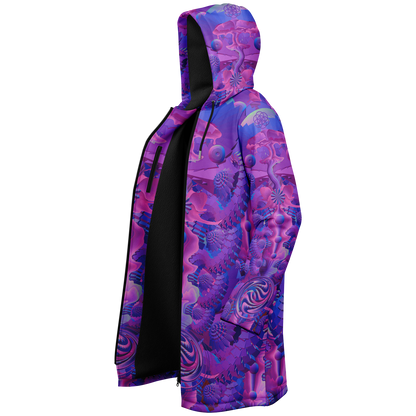 Shroom Flower of Life Purple Cloak