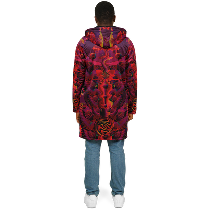 Shroom Flower of Life Red Cloak