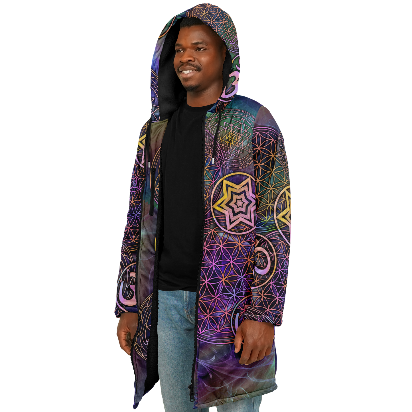 Sacred Geo Dark Cloak