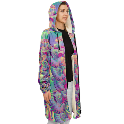 Shroom Flower of Life Pastel Rainbow Cloak