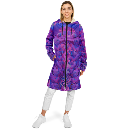 Shroom Flower of Life Purple Cloak