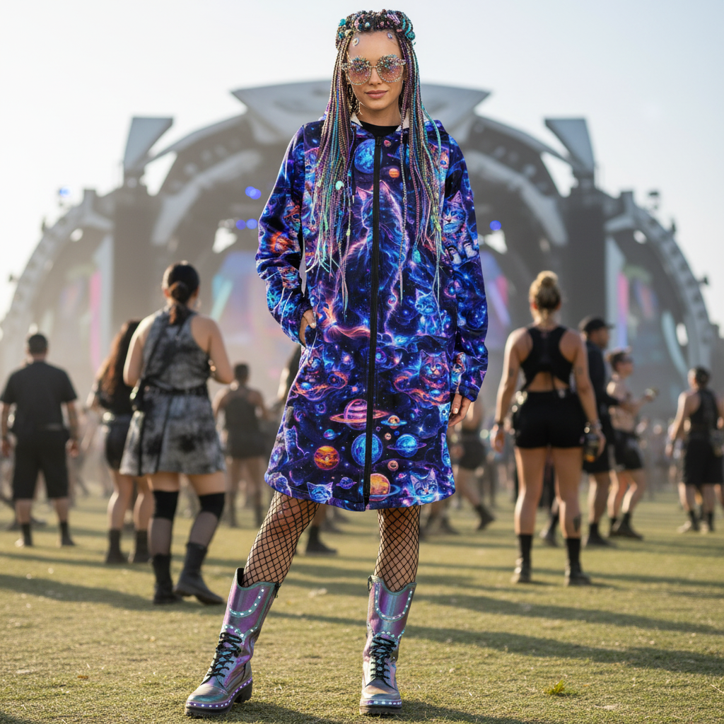 Cosmic Space Cats Cloak