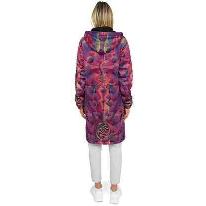 Shroom Flower of Life Fuchsia Cloak