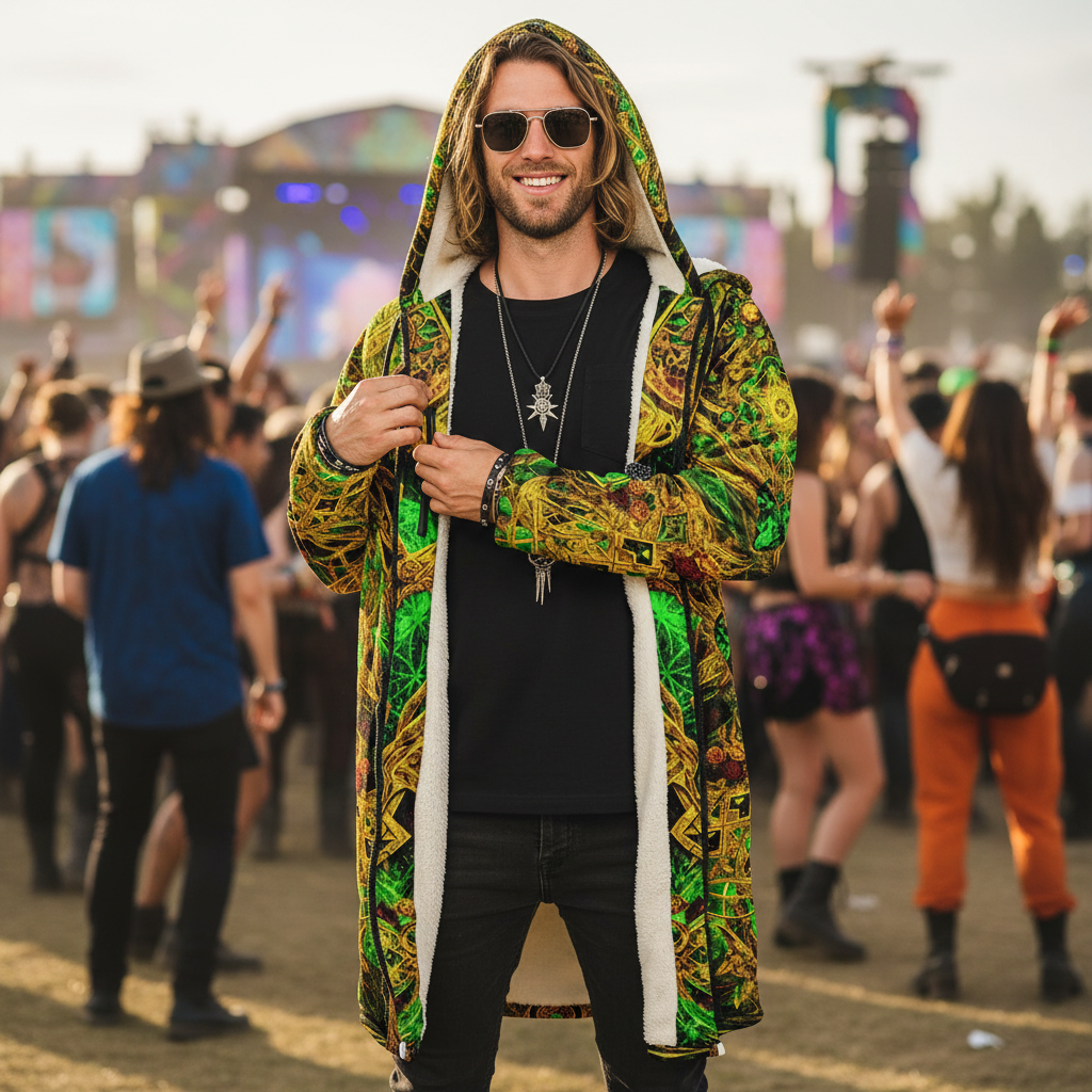 Cosmic Cross Yellow Cloak