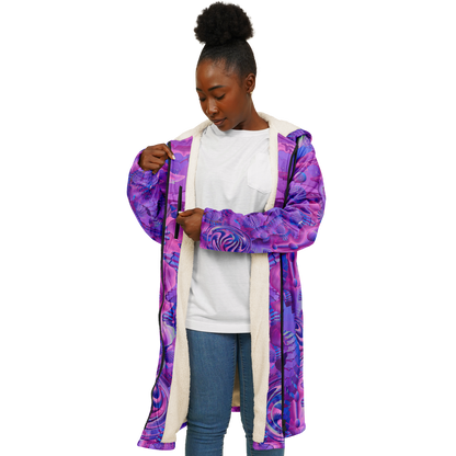 Shroom Flower of Life Purple Cloak