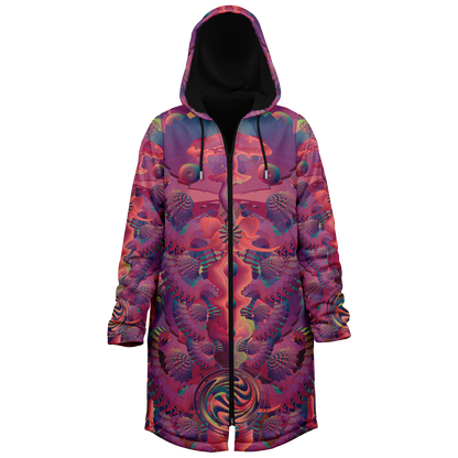 Shroom Flower of Life Fuchsia Cloak
