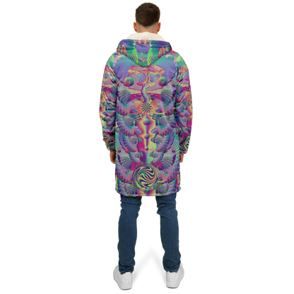Shroom Flower of Life Pastel Rainbow Cloak