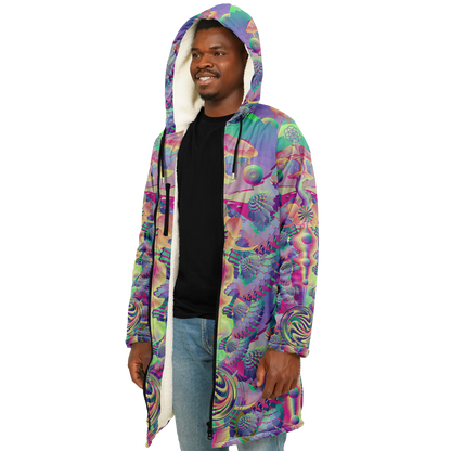 Shroom Flower of Life Pastel Rainbow Cloak