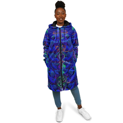 Shroom Flower of Life Blue Cloak