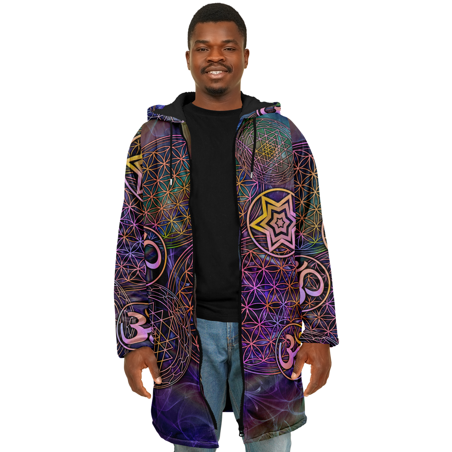 Sacred Geo Dark Cloak