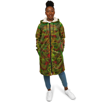Shroom Flower of Life Green Cloak