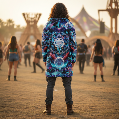 Alien Cyber Punk Mech Cloak