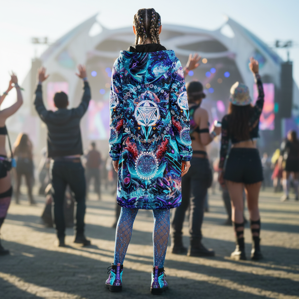 Alien Cyber Punk Mech Cloak