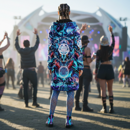Alien Cyber Punk Mech Cloak