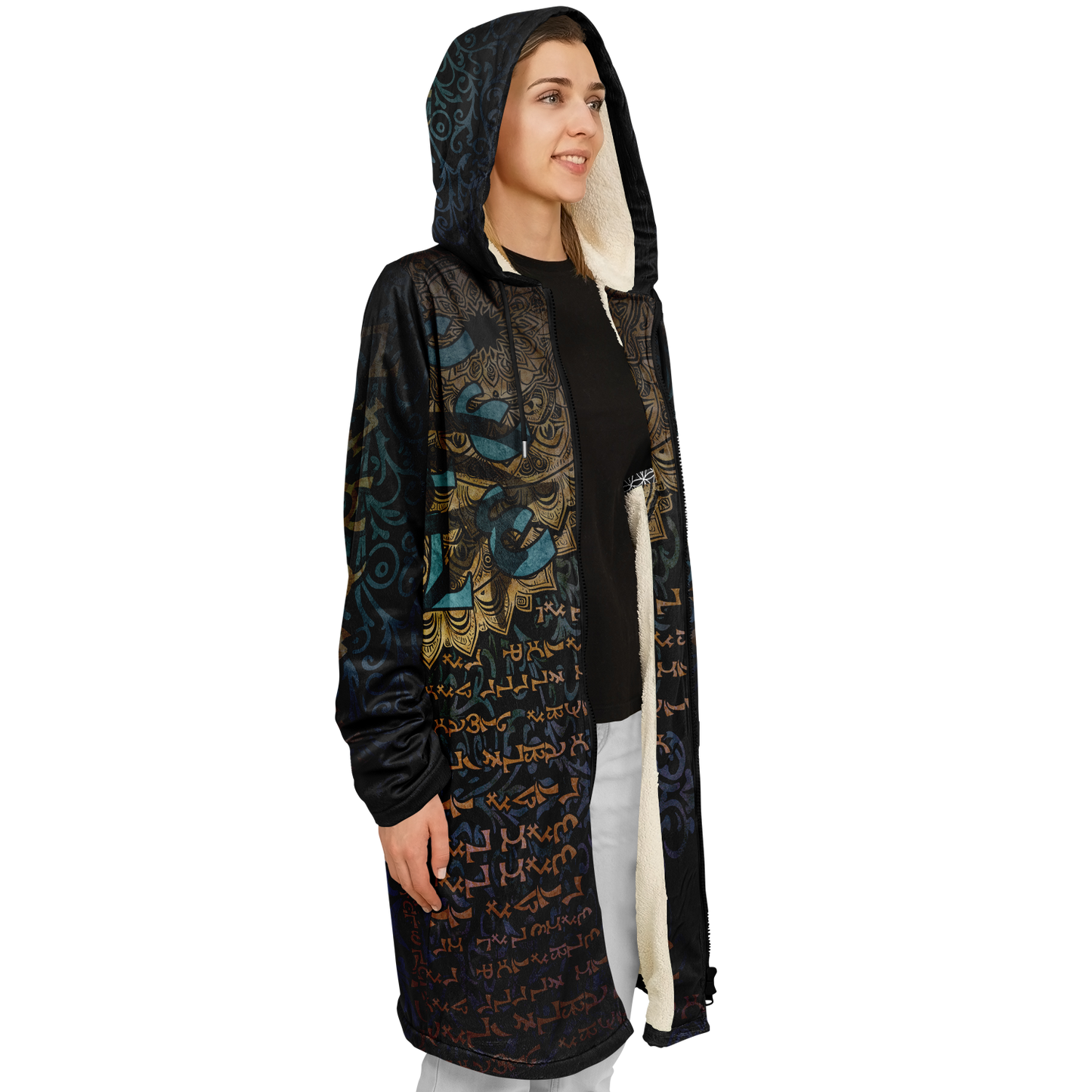 Enochian Vision Teal Cloak