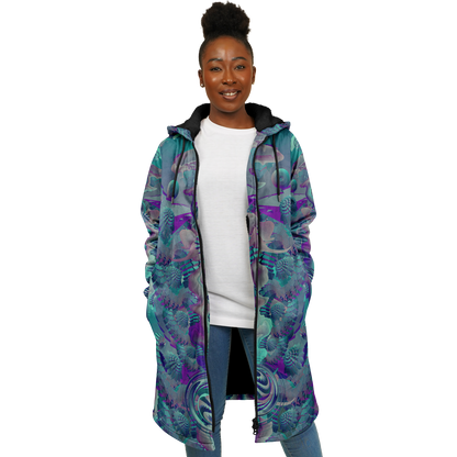 Shroom Flower of Life Teal Cloak