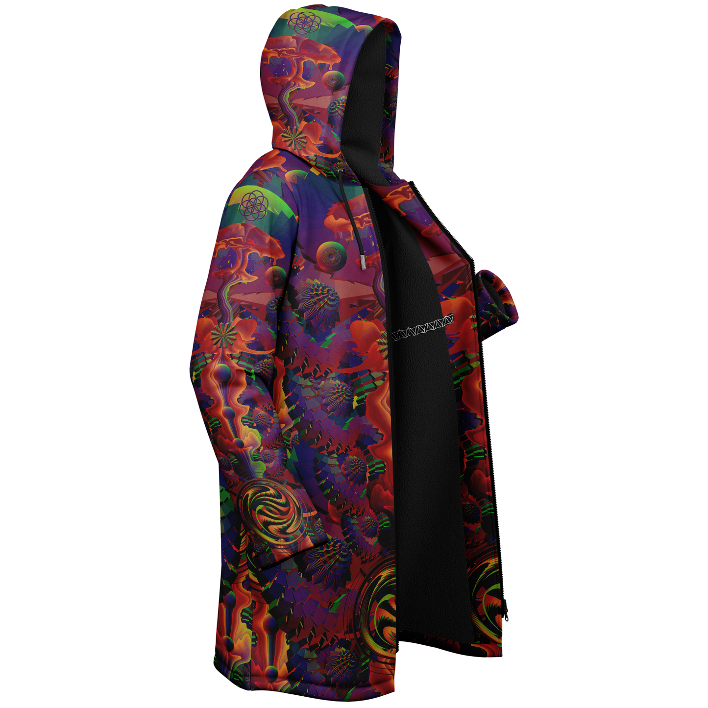 Shroom Flower of Life Ultra Rainbow Cloak