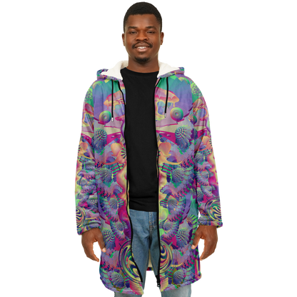 Shroom Flower of Life Pastel Rainbow Cloak