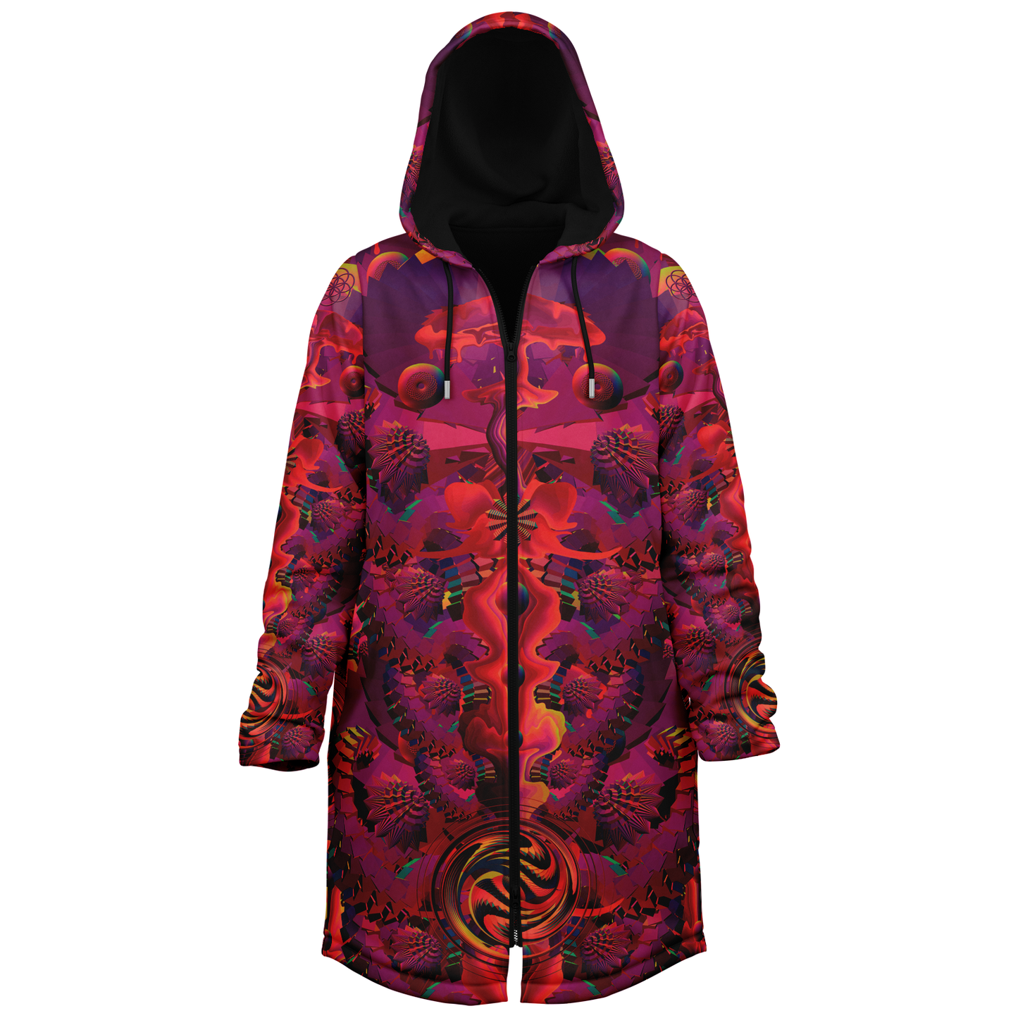 Shroom Flower of Life Red Cloak