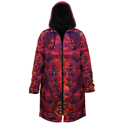 Shroom Flower of Life Red Cloak