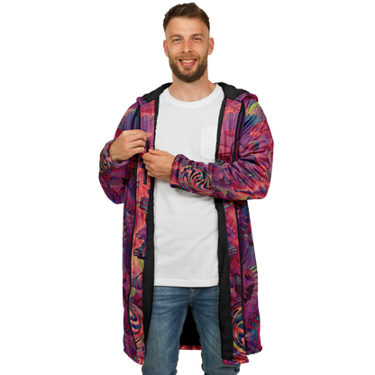 Shroom Flower of Life Fuchsia Cloak