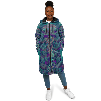 Shroom Flower of Life Teal Cloak