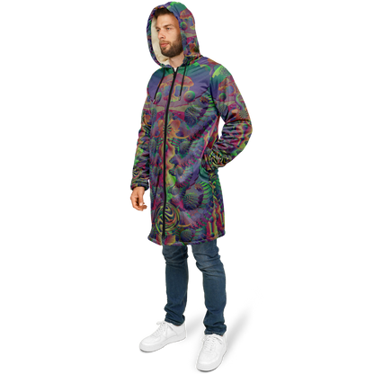 Shroom Flower of Life Dark Rainbow Cloak