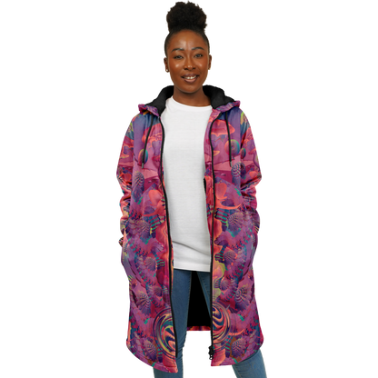 Shroom Flower of Life Fuchsia Cloak