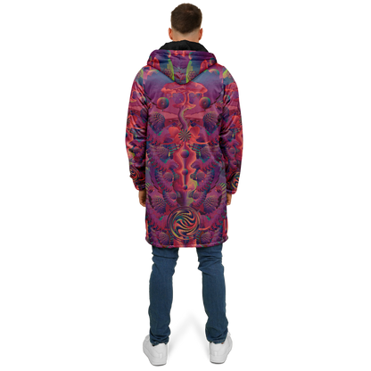 Shroom Flower of Life Fuchsia Cloak