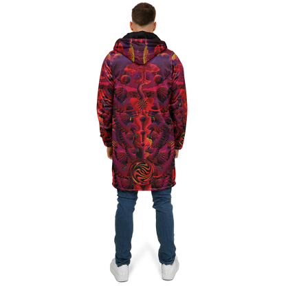 Shroom Flower of Life Red Cloak