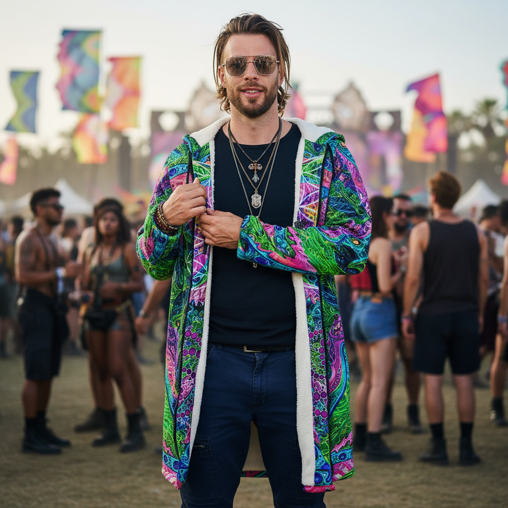 Psy Tribal Shroom Cloak