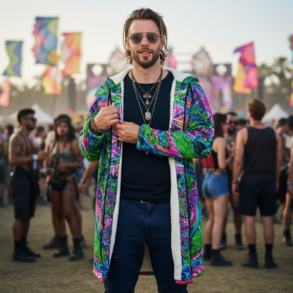 Psy Tribal Shroom Cloak