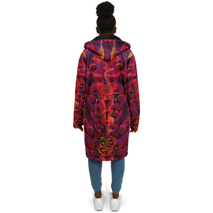 Shroom Flower of Life Red Cloak