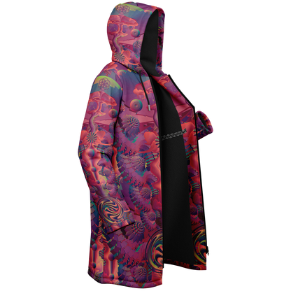 Shroom Flower of Life Fuchsia Cloak