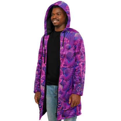 Shroom Flower of Life Pink Cloak