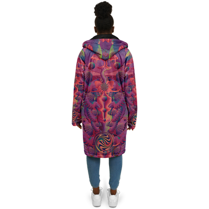 Shroom Flower of Life Fuchsia Cloak