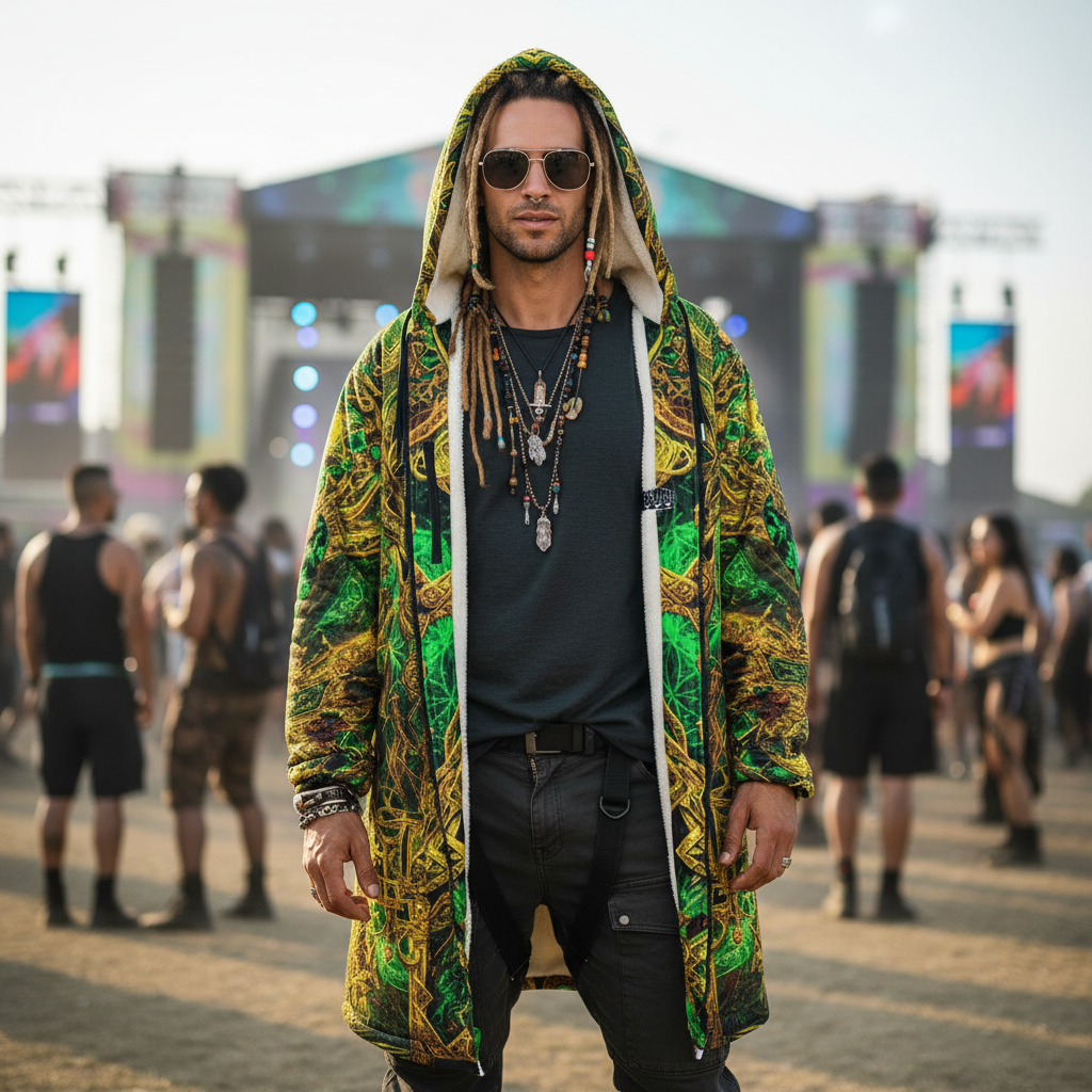 Cosmic Cross Yellow Cloak
