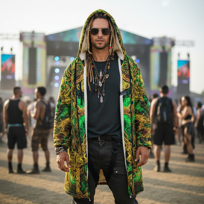 Cosmic Cross Yellow Cloak