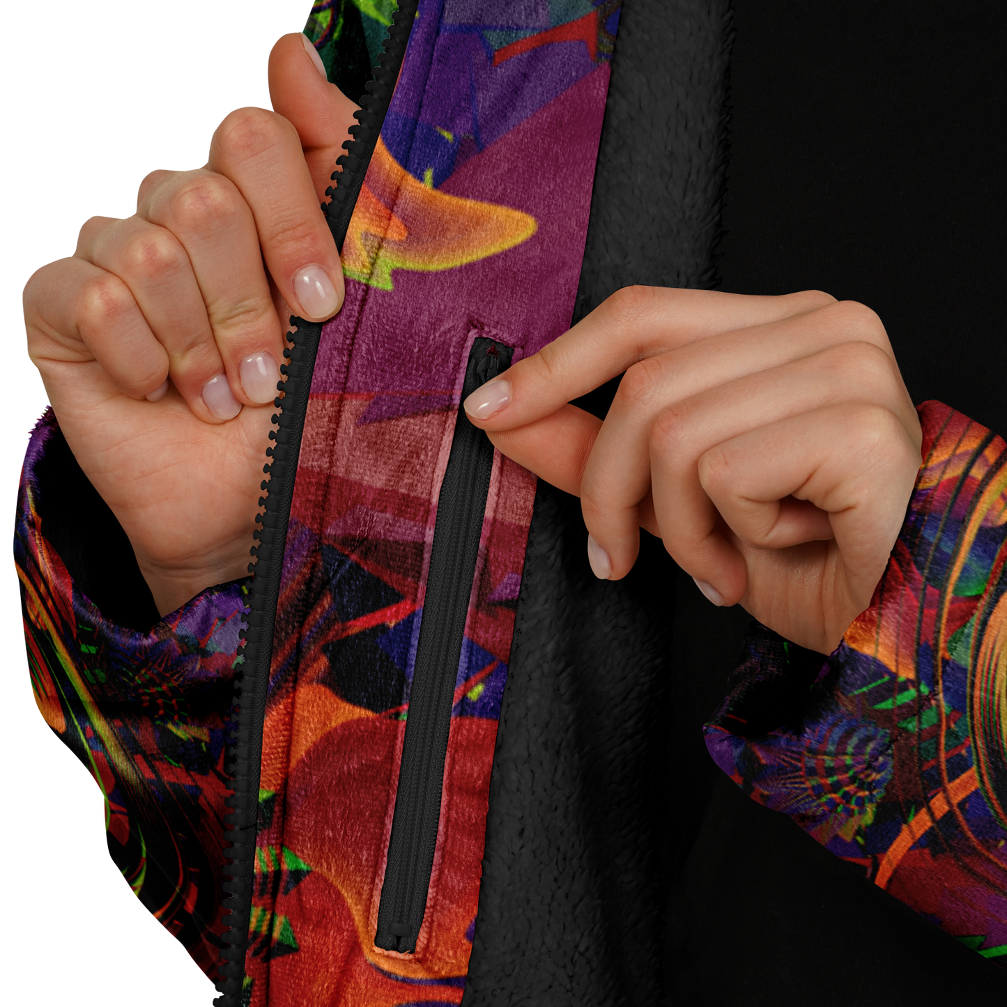 Shroom Flower of Life Ultra Rainbow Cloak