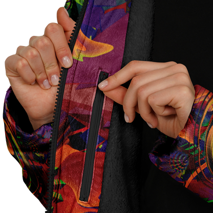 Shroom Flower of Life Ultra Rainbow Cloak