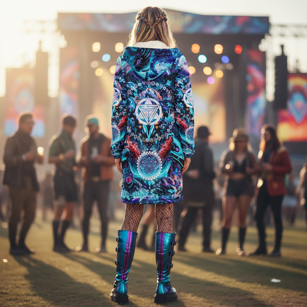Alien Cyber Punk Mech Cloak