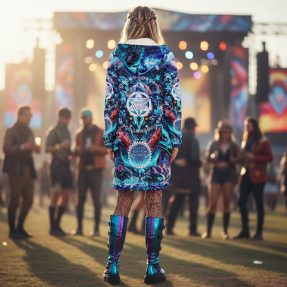 Alien Cyber Punk Mech Cloak