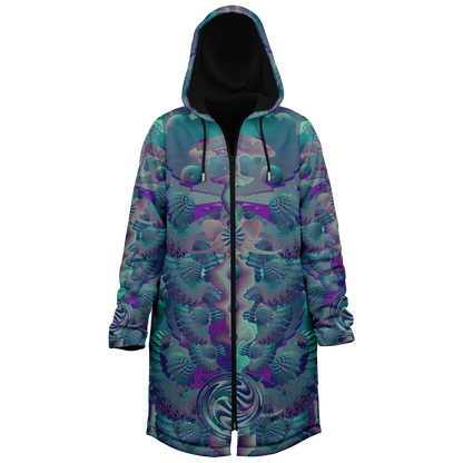 Shroom Flower of Life Teal Cloak
