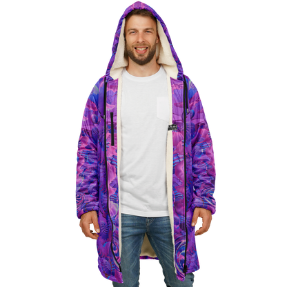 Shroom Flower of Life Purple Cloak