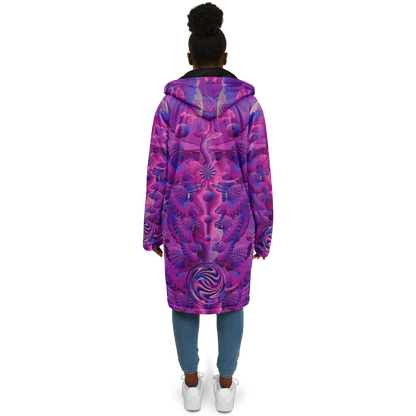Shroom Flower of Life Pink Cloak