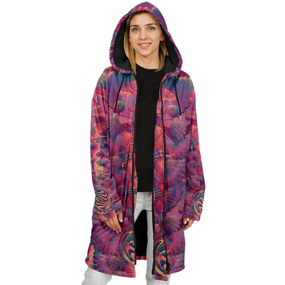 Shroom Flower of Life Fuchsia Cloak
