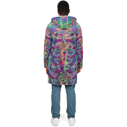 Shroom Flower of Life Pastel Rainbow Cloak
