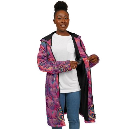 Shroom Flower of Life Fuchsia Cloak