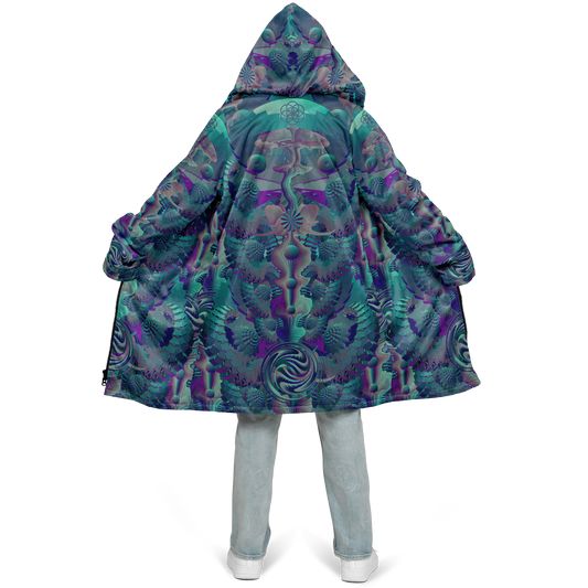 Shroom Flower of Life Teal Cloak
